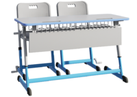 Парта NOMAD V двухместная регулируемая по высоте с антивандальной кромкой - fgospostavki.ru - Иркутск