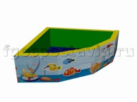 Сухой бассейн угловой с шелкографией - fgospostavki.ru - Иркутск
