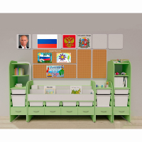 Уголок патриотического воспитания для дошкольников "Россия" Максимальный - fgospostavki.ru - Иркутск