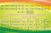 Стенд "Формулы суммы и разности" - fgospostavki.ru - Иркутск