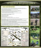 Стенд "Огневая подготовка" Вариант 3 - fgospostavki.ru - Иркутск