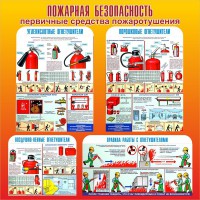Стенд "Пожарная безопасность" Вариант 2 - fgospostavki.ru - Иркутск