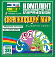 Динамические раздаточные пособия. Окружающий мир (веера). Животные и растения, дорожные знаки. - fgospostavki.ru - Иркутск