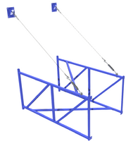 Ферма баскетбольная вынос 2 метра для щита из оргстекла 1,8х.1,05 метра - fgospostavki.ru - Иркутск