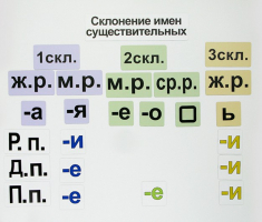 Набор магнитных карточек "Склонение имен существительных" - fgospostavki.ru - Иркутск