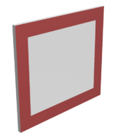 Щит баскетбольный навесной на шведскую стенку (ламинированная фанера), размер 400х450 миллиметров - fgospostavki.ru - Иркутск