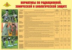 Плакат "Нормативы по радиационной, химической и биологической защите" - fgospostavki.ru - Иркутск