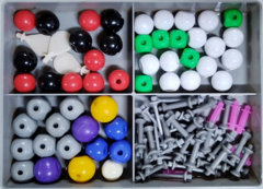 Комплект моделей атомов для составления моделей молекул со стержнями лабораторный - fgospostavki.ru - Иркутск