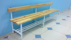 Скамья для раздевалок со спинкой (2,5 метра) - fgospostavki.ru - Иркутск