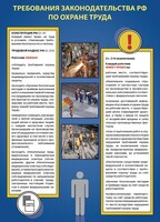 Комплект плакатов "Охрана труда на объекте" - fgospostavki.ru - Иркутск