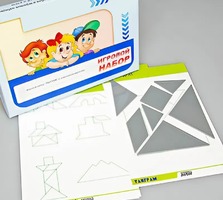 Игровой набор "Танграм" (с комплектом карточек) - fgospostavki.ru - Иркутск