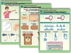 Комплект таблиц "Технология. Обработка ткани" (12 таблиц, А1, ламинированные) - fgospostavki.ru - Иркутск