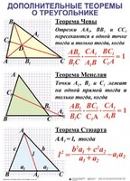 Комплект таблиц Треугольники (19 таблиц) - fgospostavki.ru - Иркутск