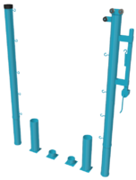 Стойки для большого тенниса с механизмом натяжения со стаканами - fgospostavki.ru - Иркутск