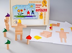 Игровой набор Фребеля "Конструктор деревянный без соединений-3" (Серия "Эксперимент") - fgospostavki.ru - Иркутск