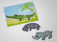 Магнитный пазл "Чей хвост?" - fgospostavki.ru - Иркутск