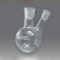 Колба круглодонная с двумя горловинами и шлифами 250 мл. - fgospostavki.ru - Иркутск