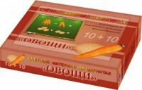 Счетный материал на магнитах "Овощи" - fgospostavki.ru - Иркутск
