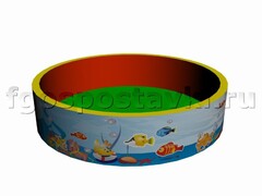 Сухой бассейн круглый с шелкографией - fgospostavki.ru - Иркутск