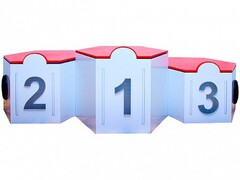 Электрифицированный интерактивный наградной пьедестал "Первый, второй, третий" - fgospostavki.ru - Иркутск