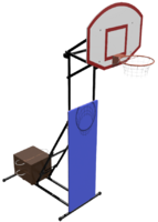 Стойка стритбольная-минибаскетбольная складная, переносная (регулируемая высота от 2,75 метров до 3,05 метра) - fgospostavki.ru - Иркутск