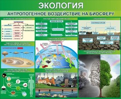 Стенд "Экология. Антропогенное воздействие на биосферу" - fgospostavki.ru - Иркутск