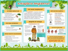 Стенд "Клещевой энцефалит" - fgospostavki.ru - Иркутск