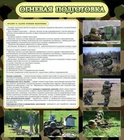 Стенд "Огневая подготовка" Вариант 2 - fgospostavki.ru - Иркутск