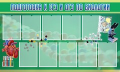 Стенд "Подготовка к ЕГЭ и ОГЭ по биологии" Вариант 2 - fgospostavki.ru - Иркутск