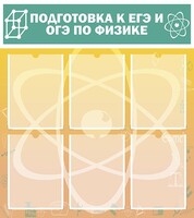 Стенд "Подготовка к ЕГЭ и ОГЭ по физике (6 карманов)" - fgospostavki.ru - Иркутск