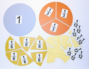 Набор магнитных карточек "Доли и дроби - 3" - fgospostavki.ru - Иркутск