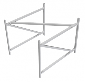 Ферма баскетбольная для щита из оргстекла (1,2х0,9 метра), вынос 1,2 метра - fgospostavki.ru - Иркутск