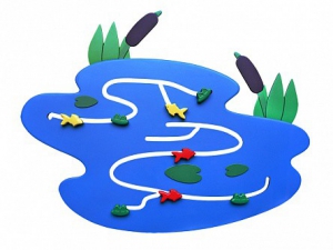 Сенсомоторное декоративно-развивающее панно "Река" - fgospostavki.ru - Иркутск