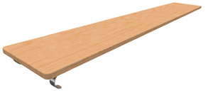 Доска наклонная навесная (1,8 метра) - fgospostavki.ru - Иркутск