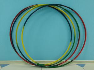 Обруч гимнастический стальной "Радуга" (900 миллиметров, 850 грамм) - fgospostavki.ru - Иркутск