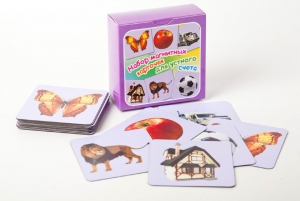 Набор магнитных карточек "Устный счет" (фон фиолетовый) - fgospostavki.ru - Иркутск