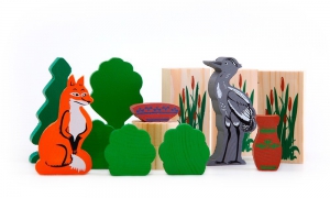 Комплект игрушек для сказкотерапии "Лиса и журавль" - fgospostavki.ru - Иркутск