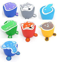 Пуфики с гранулами "Детство" - fgospostavki.ru - Иркутск