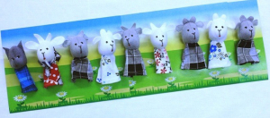 Пальчиковый театр "Волк и семеро козлят" (9 персонажей) - fgospostavki.ru - Иркутск