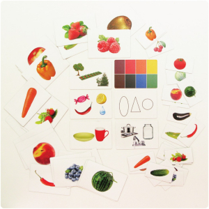 Набор магнитных карточек "Загадки-отрицания". Плоды - fgospostavki.ru - Иркутск