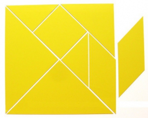 Магнитная головоломка "Танграм" (жёлтый) - fgospostavki.ru - Иркутск