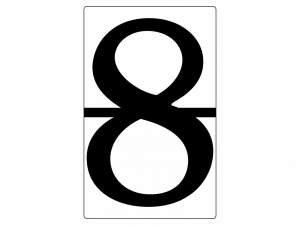 Набор магнитных карточек "Произвольный размер "8" (3 штуки) - fgospostavki.ru - Иркутск