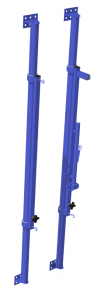 Стойки универсальные пристенные с ползуном и механизмом натяжения (комплект, без сетки) - fgospostavki.ru - Иркутск
