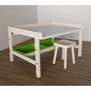 Стол растущий на регулируемых ножках «Снежок №1» - fgospostavki.ru - Иркутск