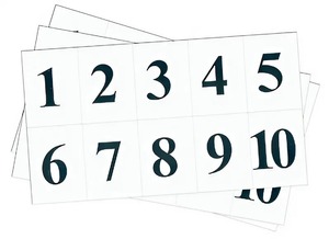 Набор цифр от 1 до 10 (для начальной школы) - fgospostavki.ru - Иркутск
