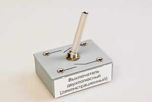 Выключатель двухполюсный (демонстрационный) - fgospostavki.ru - Иркутск