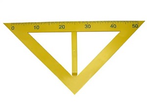 Угольник классный пластмассовый (45 и 45 градусов) - fgospostavki.ru - Иркутск