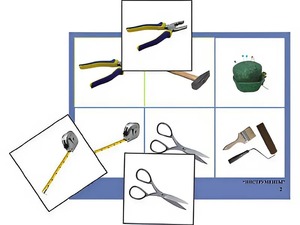 Логопедическое лото "Инструменты" (4 планшета, 24 карточки, цветное, ламинированное) - fgospostavki.ru - Иркутск