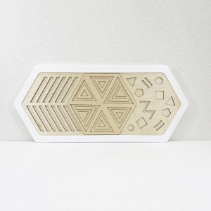 Декоративная тактильная панель - «Рельефные многоугольные формы» - fgospostavki.ru - Иркутск