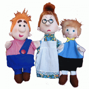 Набор перчаточных кукол "Карлсон, который живет на крыше" - fgospostavki.ru - Иркутск